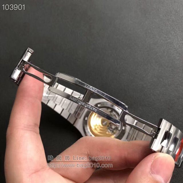 PATEK PHILIPPE手錶 最薄的鋼表之王5711鸚鵡螺 百達翡麗V2版男士表 百達翡麗高端男表  hds1345